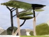 'Ancient Pines, Mordialloc' watercolour, 2013